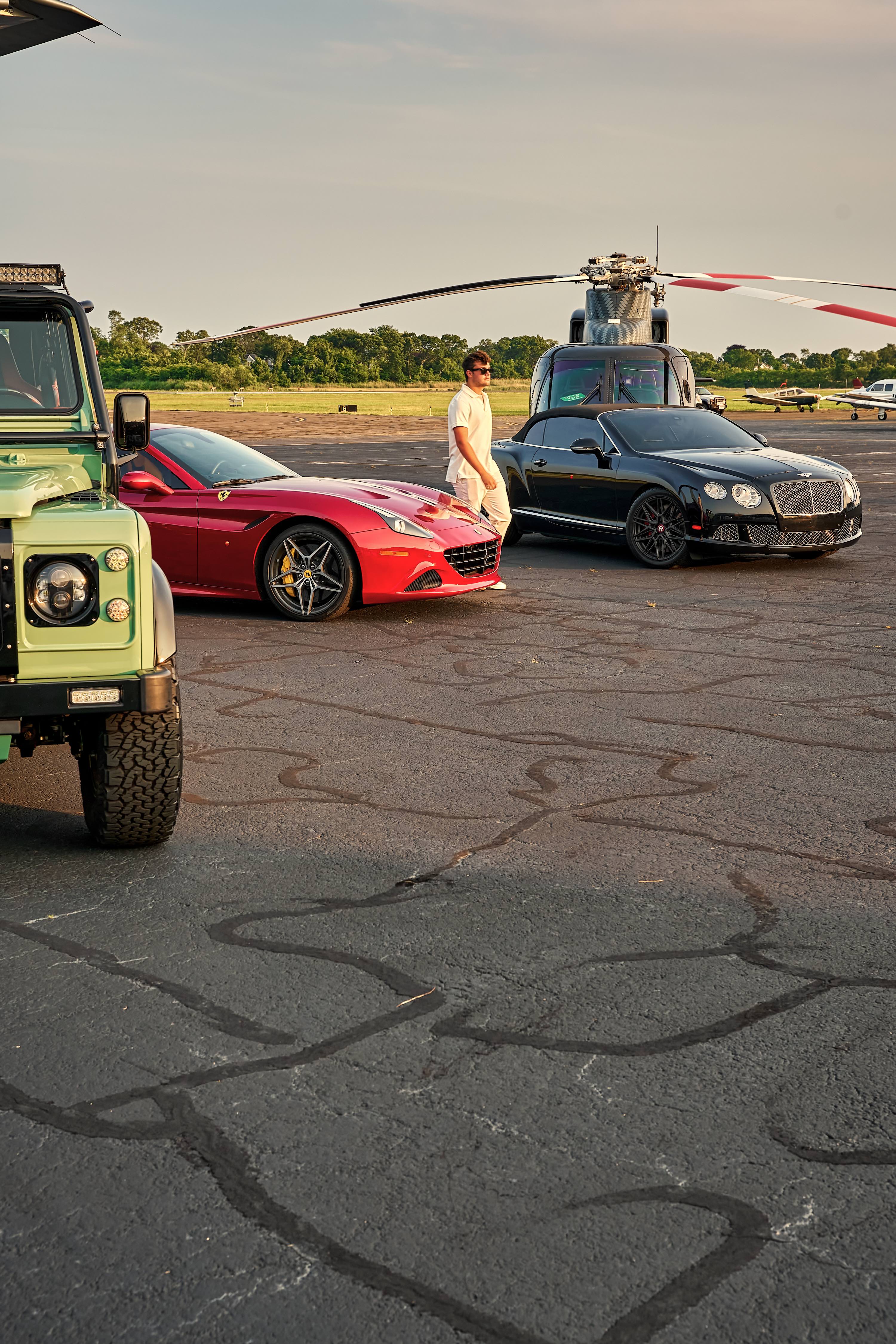 Collector Cars on Tarmac